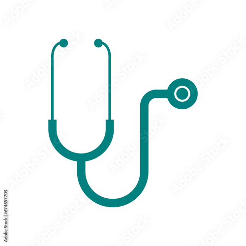 Heartbeat Helper - Stethoscope Vector Illustration