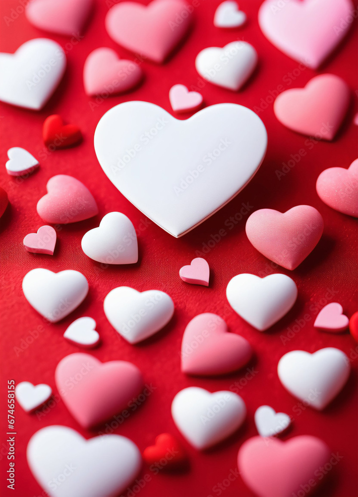 Happy Valentine Day background with hearts Happy Valentine Day background with hearts