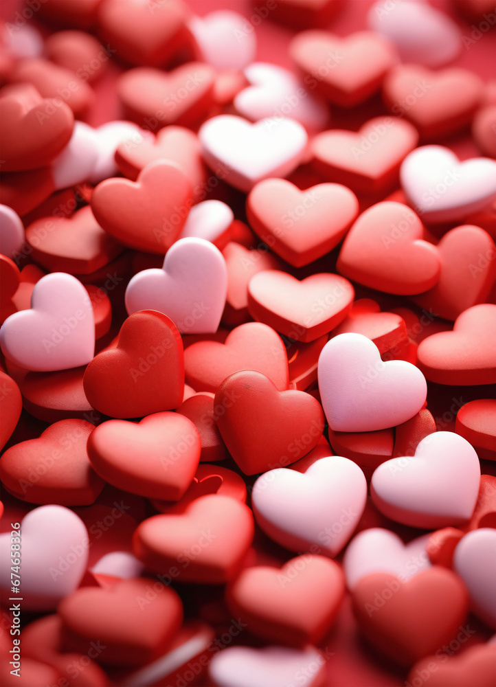 Happy Valentine Day background with hearts Happy Valentine Day background with hearts