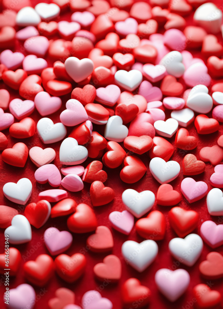 Happy Valentine Day background with hearts Happy Valentine Day background with hearts