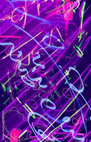 abstract background with notes