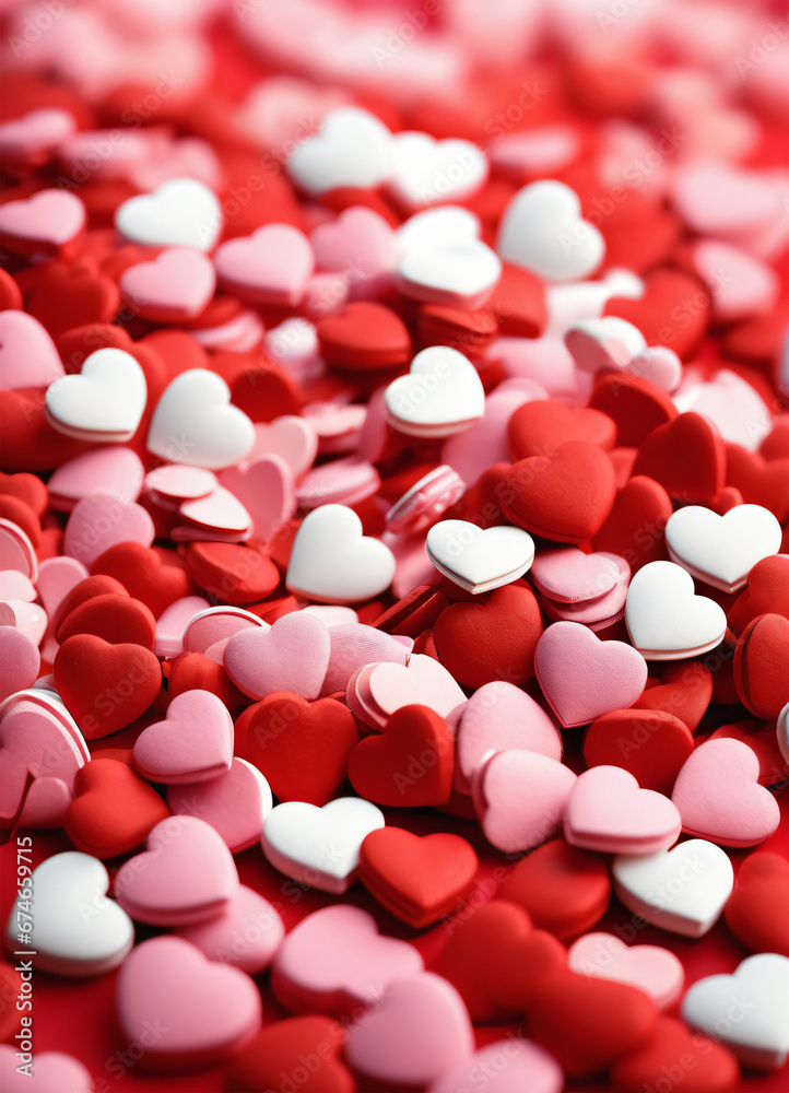 Happy Valentine Day background with hearts Happy Valentine Day background with hearts