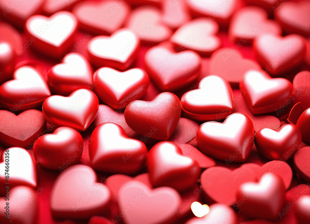 Happy Valentine Day background with hearts Happy Valentine Day background with hearts