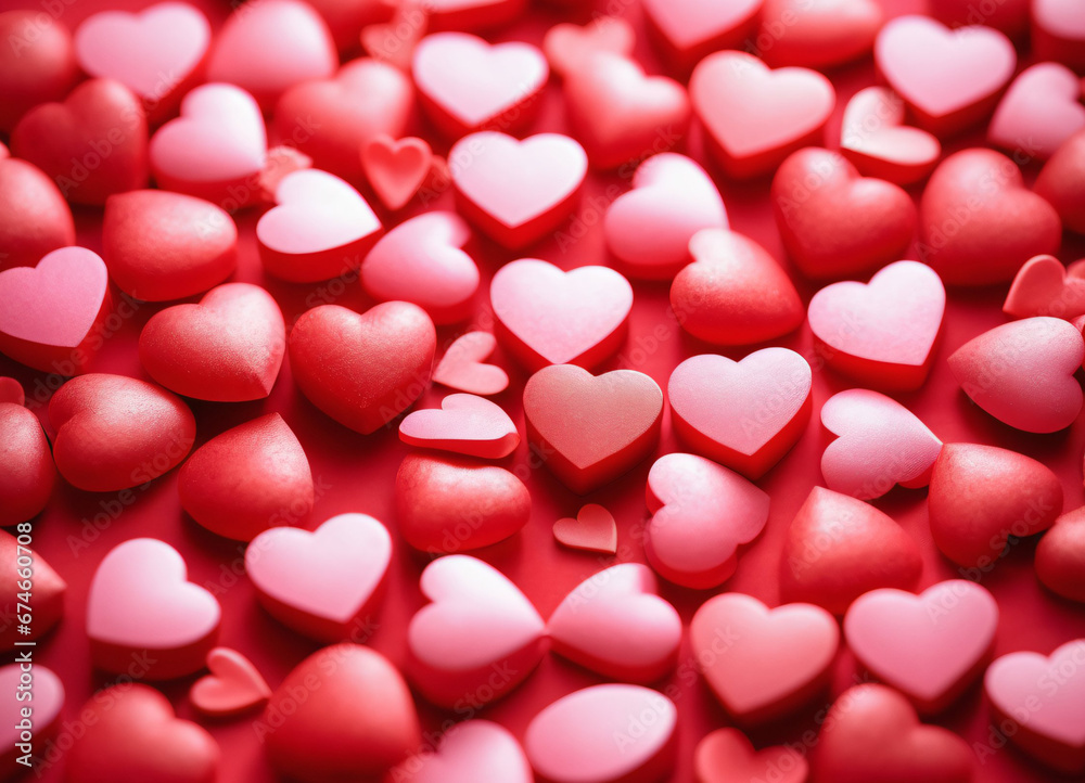Happy Valentine Day background with hearts Happy Valentine Day background with hearts