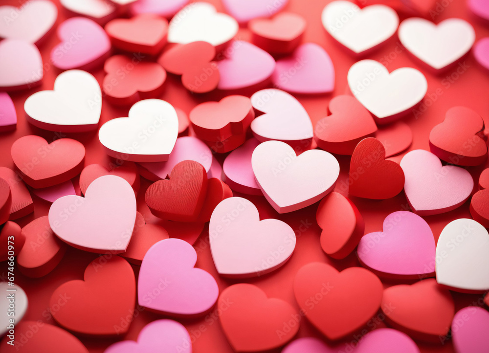 Happy Valentine Day background with hearts Happy Valentine Day background with hearts