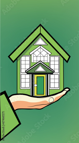 family home, homeless housing and home protection insurance concept, international family day, un habitat day