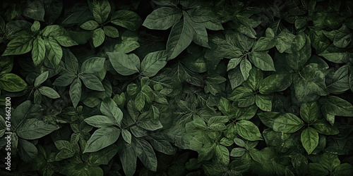 Leaves textured background plant backdrop close up wide leaf backgrounds, generated ai