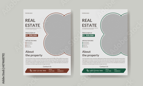 real estate house property flyer sale promo template