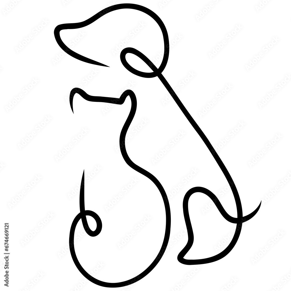 Lines, illustrations, single lines, funny cartoons Lines, illustrations, single lines, funny cartoons