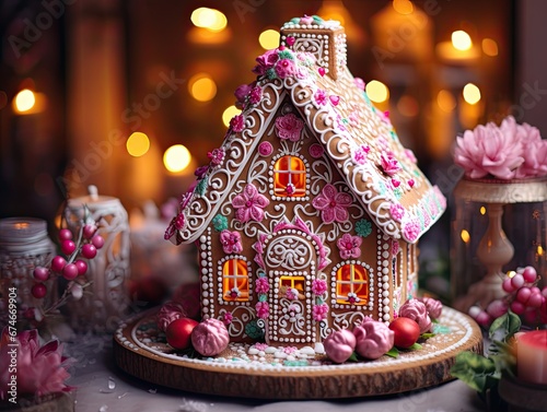 Homemade gingerbread house © neirfy