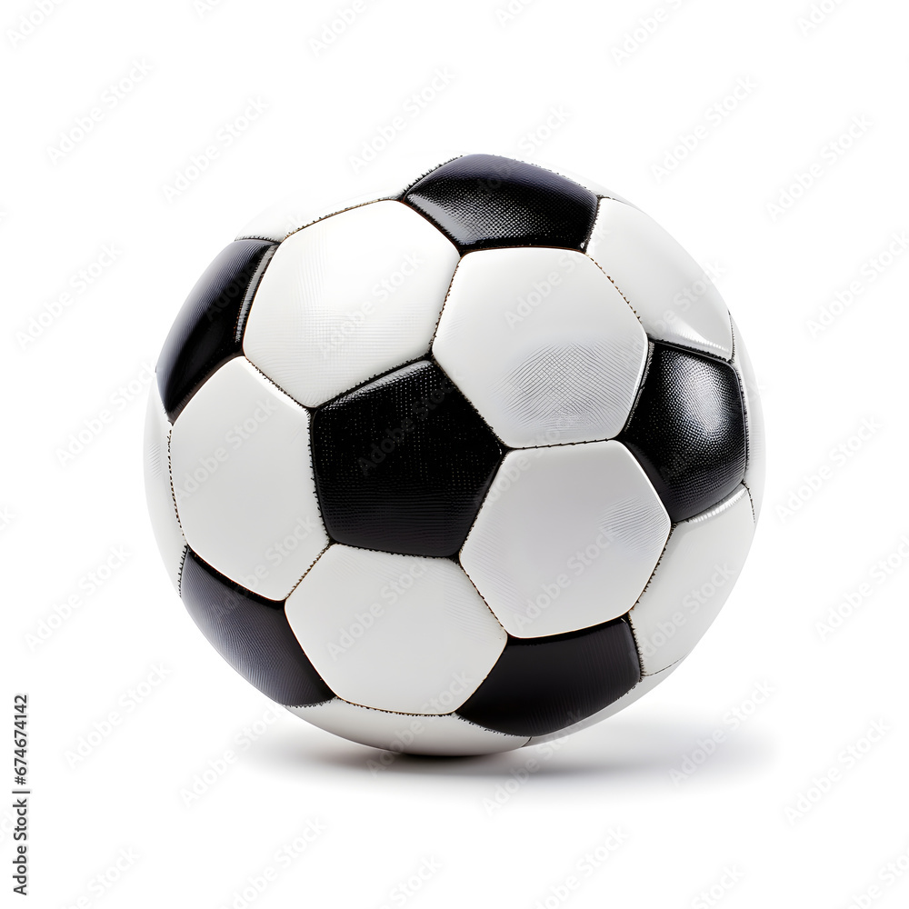 Classic soccer ball isolated on white background Classic soccer ball isolated on white background
