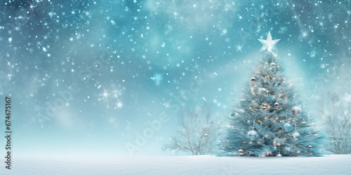 christmas tree with snow © Patrick