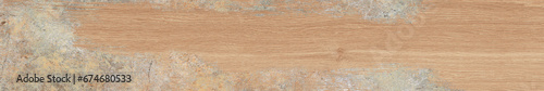 Aged cement with wood parquet background