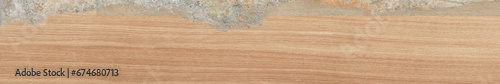 Aged cement with wood parquet background