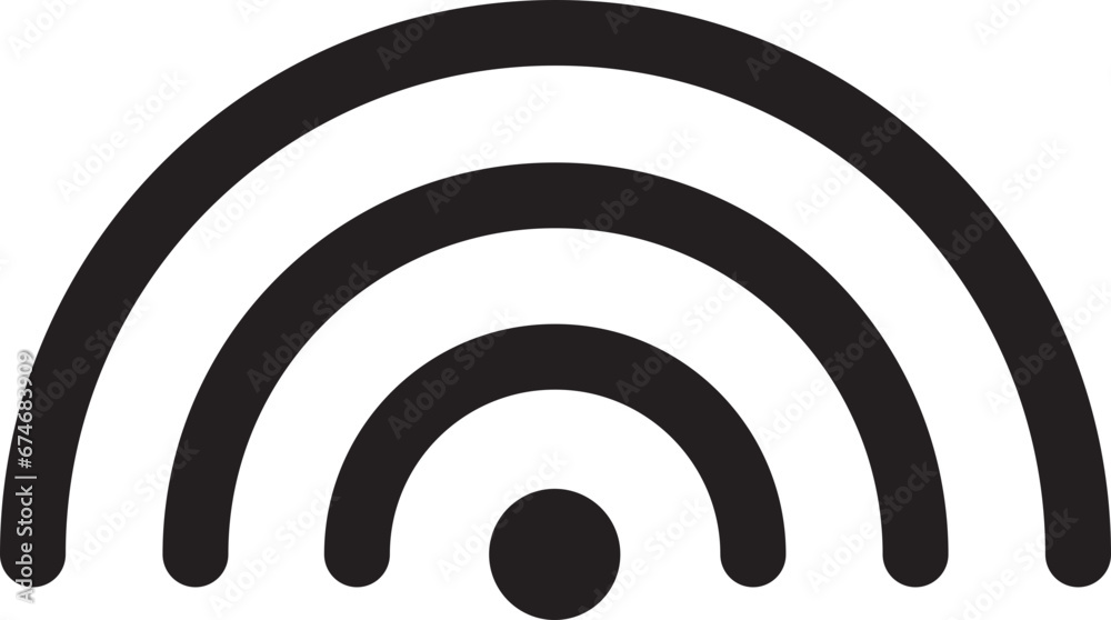 Wi Fi symbol signal connection. Vector wireless internet technology sign. Wifi network communication icon. Wi Fi symbol signal connection. Vector wireless internet technology sign. Wifi network communication icon.