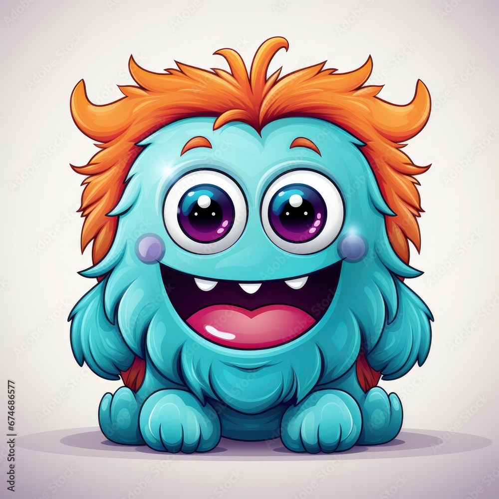 Cute Monster Kid , Cartoon Graphic Design, Background Hd For Designer