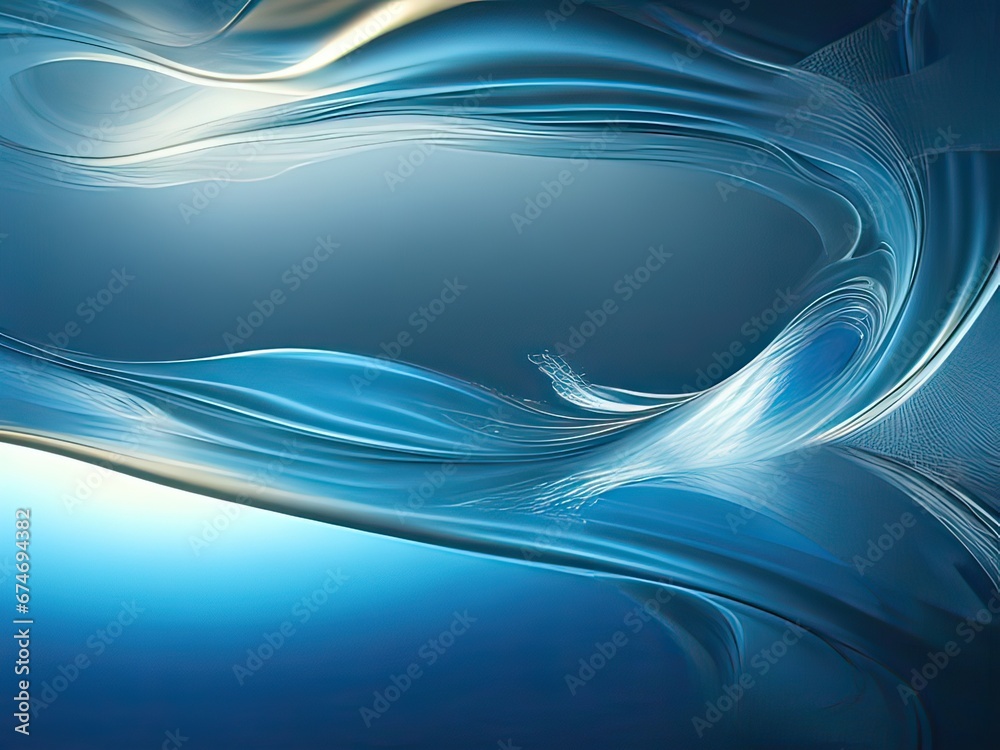 Fototapeta premium Generate an abstract background inspired by the movement of water and light reflections.