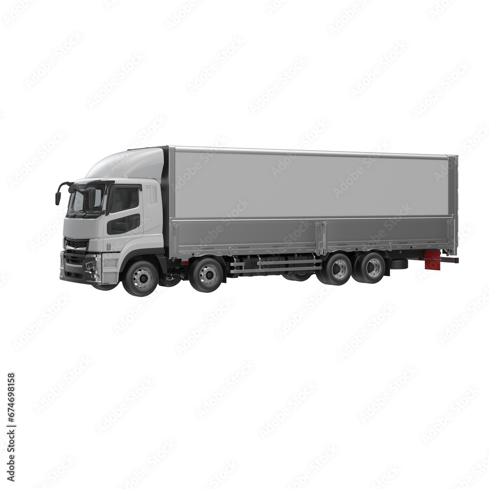 Mockup Tir camion per simulazione pubblicità