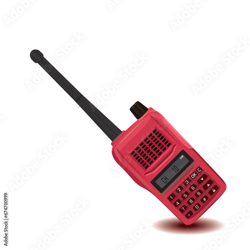 isolated wireless radion on white background vector design