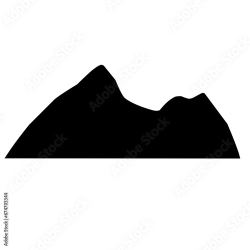 Mountains silhouette