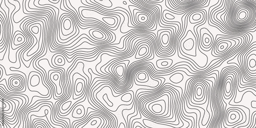 Vintage contour mapping of maps. Ocean topographic line map with curvy wave isolines vector Topographic Map in Contour vine map with curvy wave isolines vector Topographic Map in Contour  
