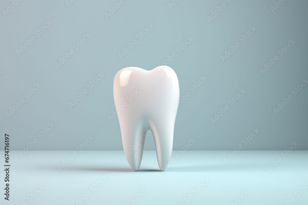 a healthy white tooth isolated on light background. dental care concept. a healthy white tooth isolated on light background. dental care concept.