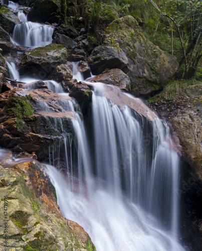 Aitzondo waterfall  Aiako Harriak natural park  Euskadi