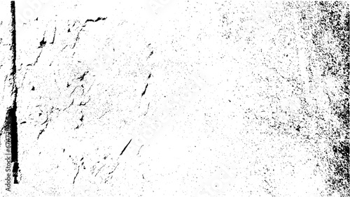 Dirt dust isolated on white background and texture, top view. Grunge dark black and white. Texture of cracks,