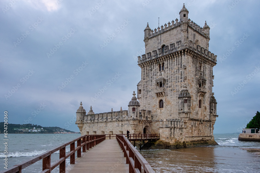 Der Torre de Belém in Lissabon, Portugal