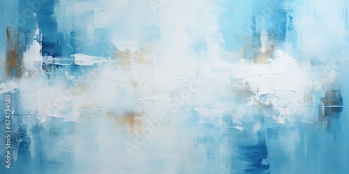 Abstrakcyjne chmury dymu w odcieniach niebieskiego 