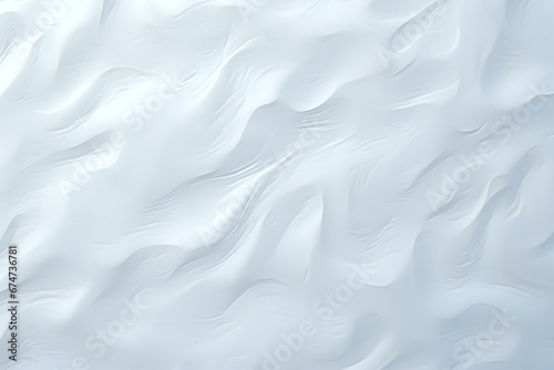 white snow background. Generative AI