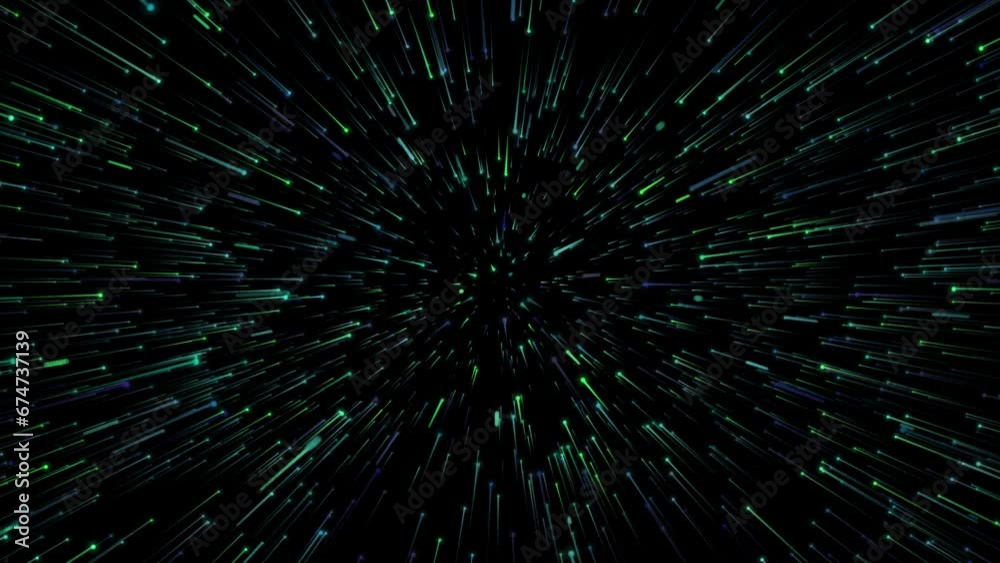Rain of lines. Colorful Line Animation. Abstract Line Animation. Loop Animation