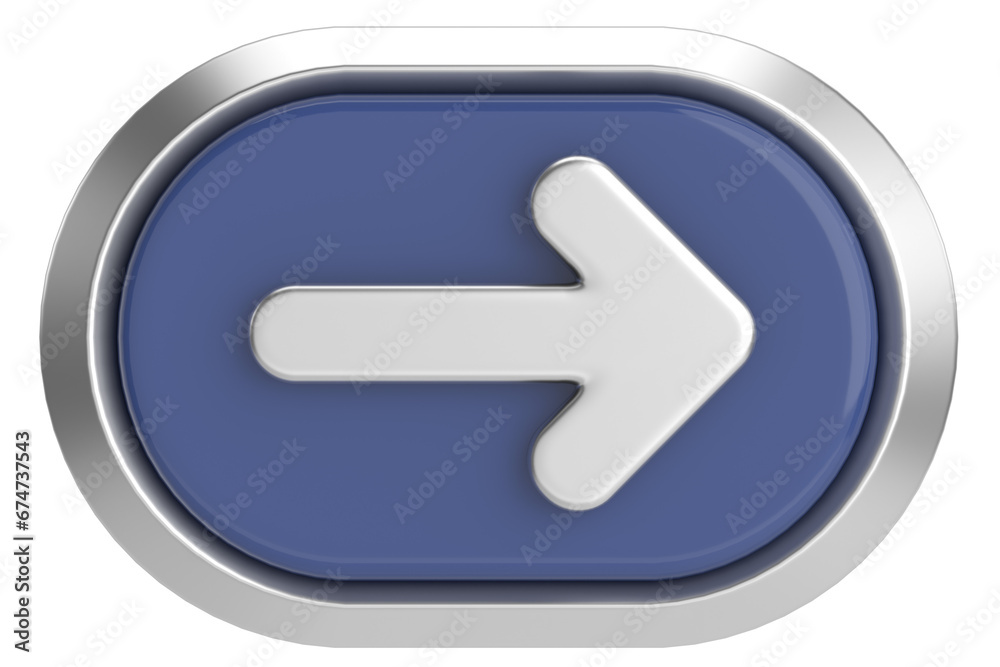 Next button. Continue button. 3D illustration. Next button. Continue button. 3D illustration.
