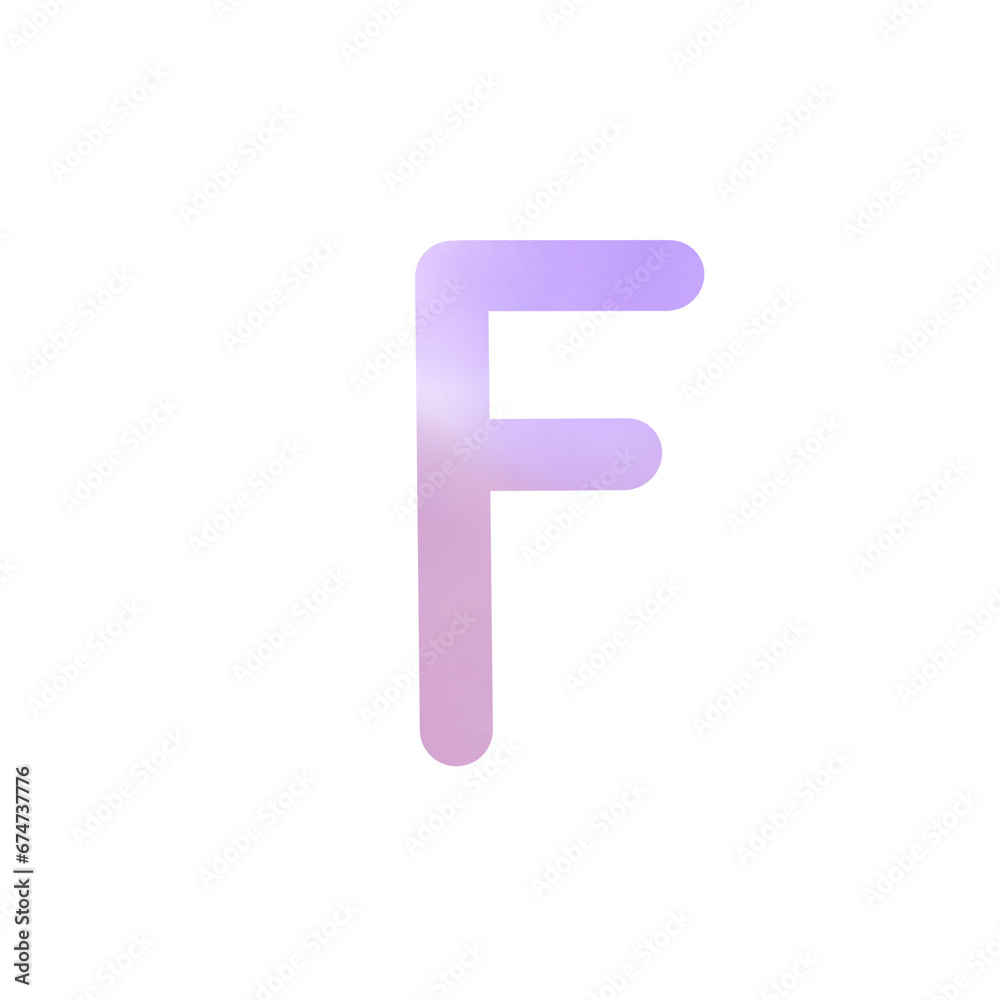 Alphabet letter F Alphabet letter F