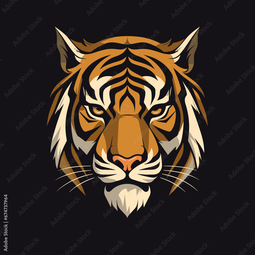head of tiger head of tiger