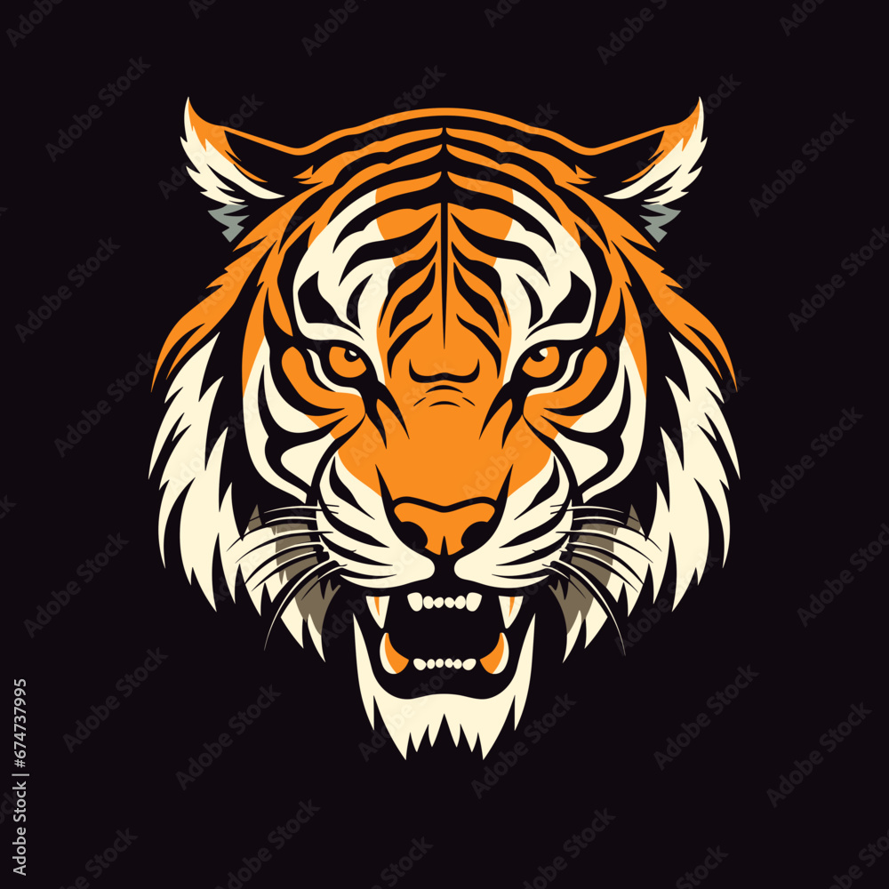 tiger head vector tiger head vector