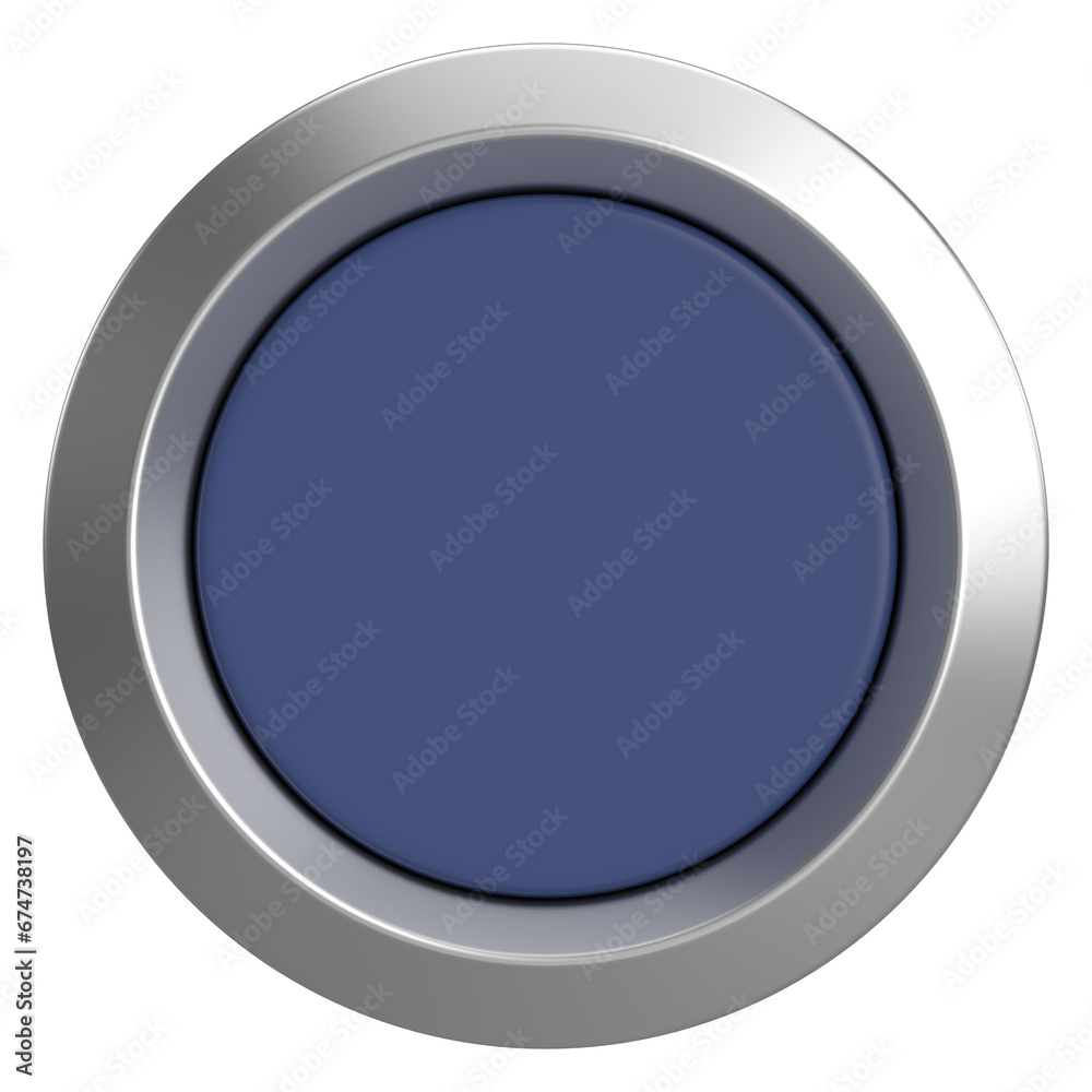 3D circle button. Empty button. 3D illustration. 3D circle button. Empty button. 3D illustration.