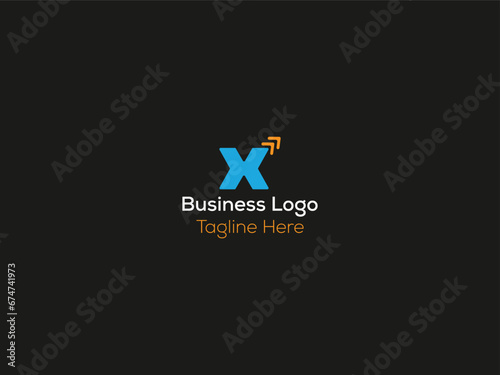 letter business minimal logo design