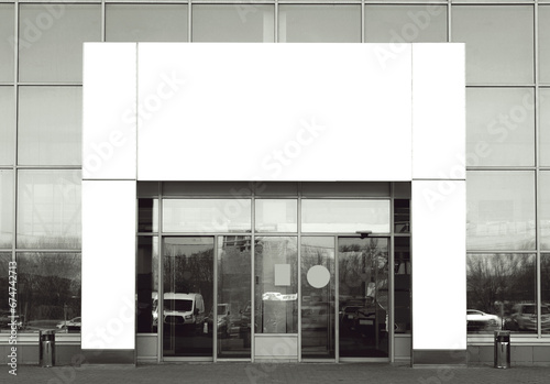 entrance group of the commercial building photo