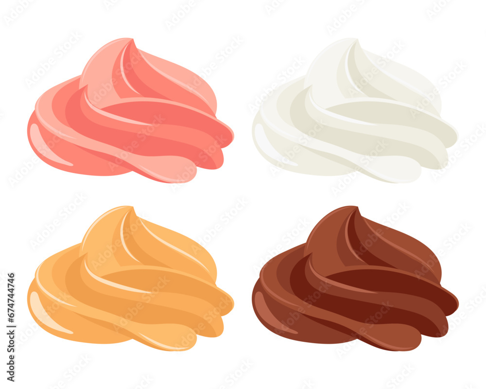 Foto Creamy swirl set