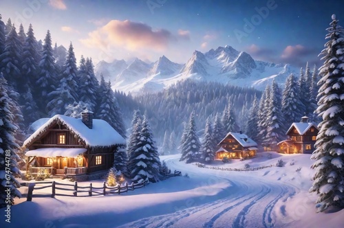 Snowy beauty of the season: Explore the winter wonderland of Christmas © Iresha