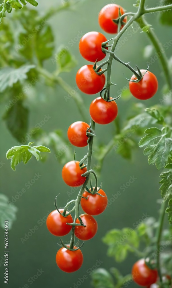 Cherry Tomatoes On A Twig