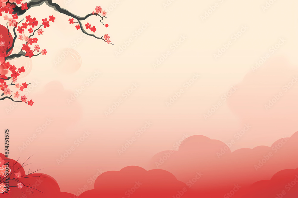 Chinese background with copy space, Chinese New Year, Chinese Festivals, Mid Autumn Festival.