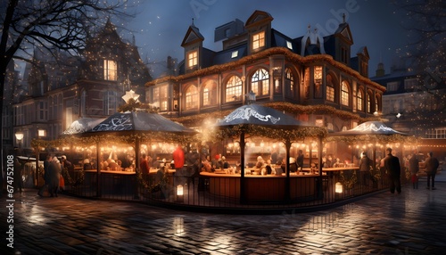 Christmas market in Krakow.