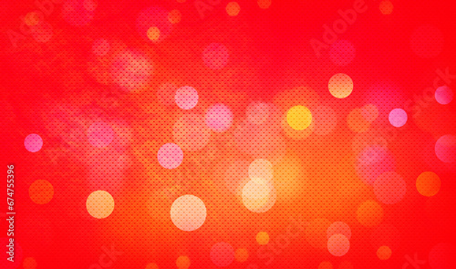 Red bokeh background for seasonal, holidays, event and celebrations