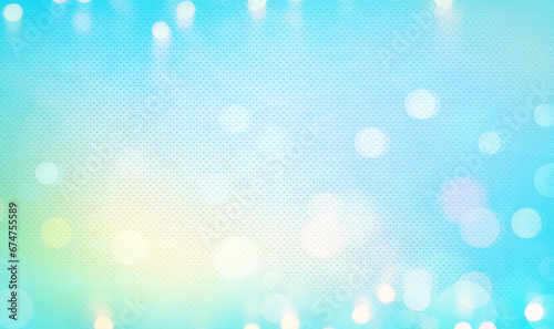 Slika na platnu Light blue bokeh background for seasonal, holidays, event and celebrations