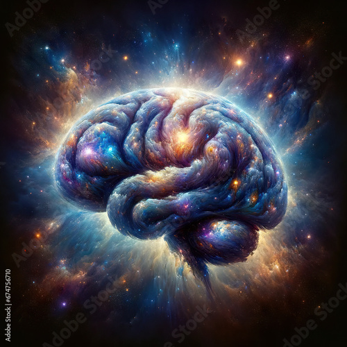 background with galaxy