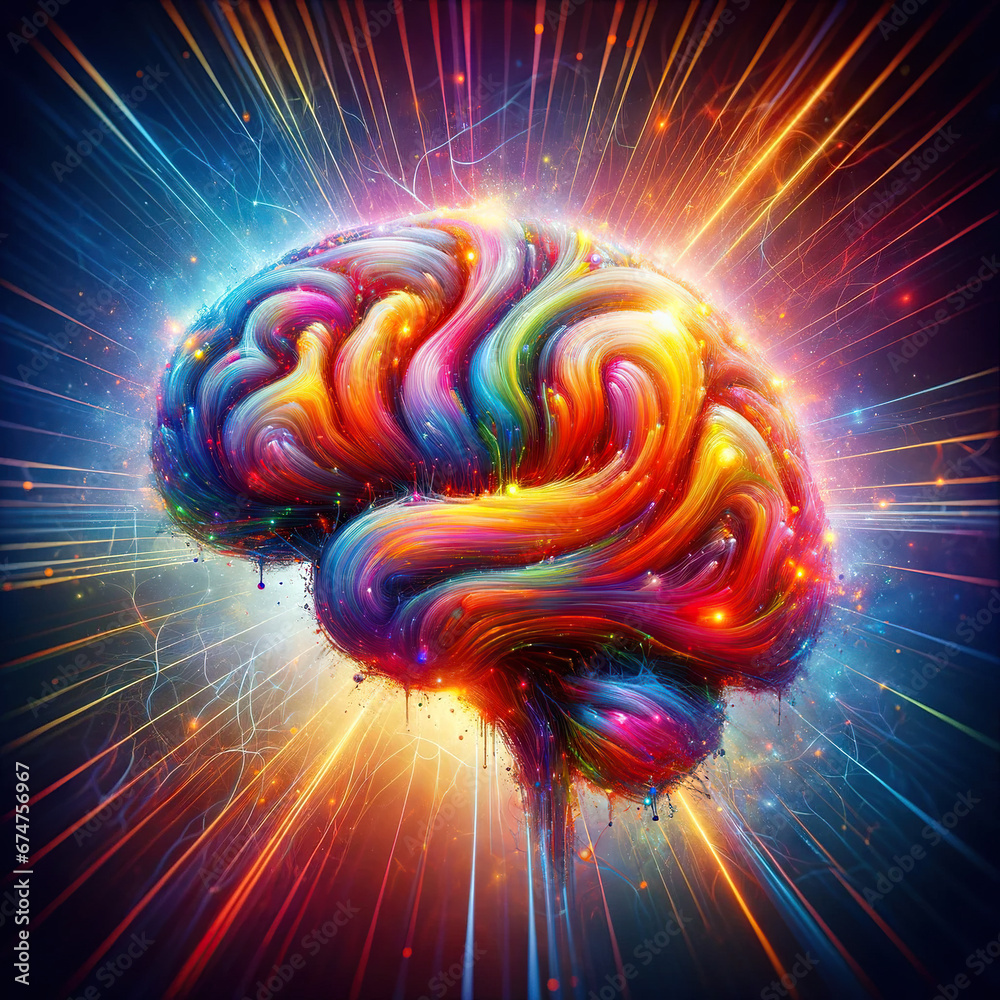 background with brain background with brain