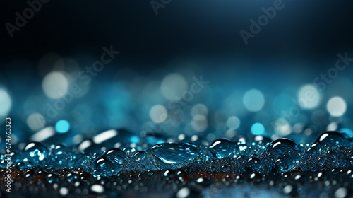 water drops on a glass HD 8K wallpaper Stock Photographic Image 