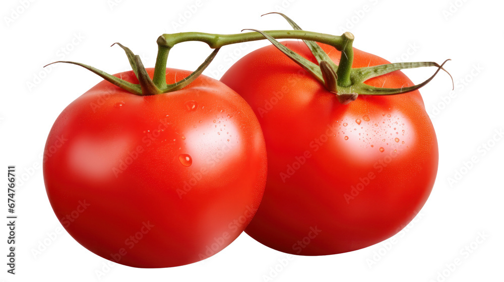 Tomato on the transparent background Tomato on the transparent background